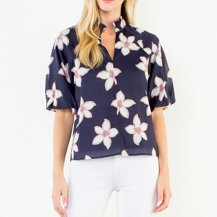 Miller Flower Puff Sleeve Top
