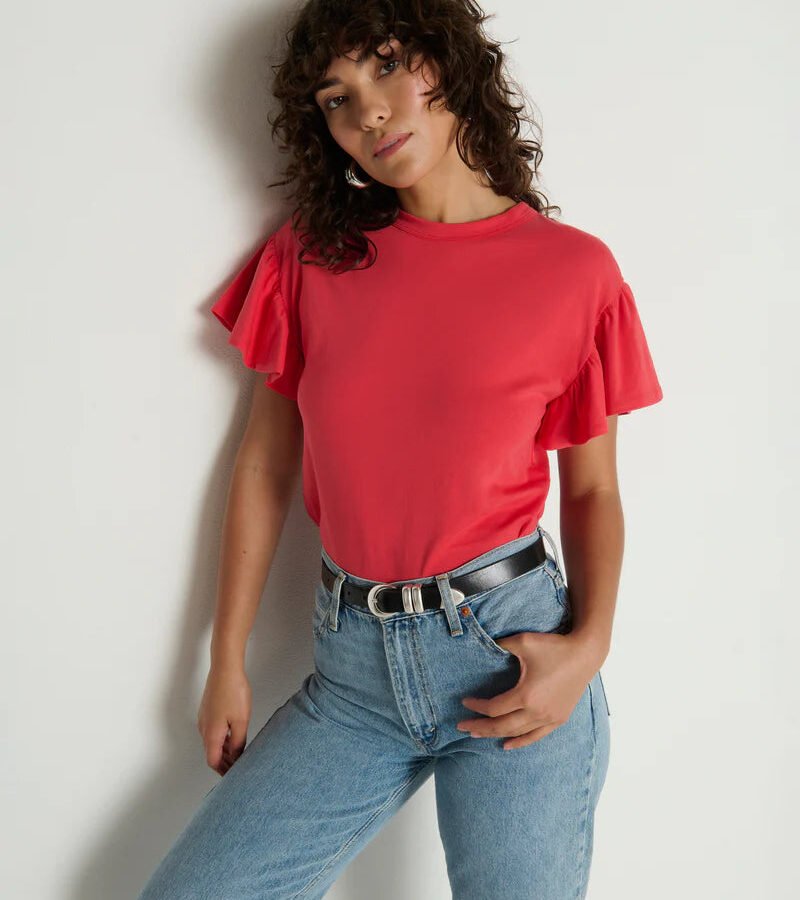 Camille Flutter Sleeve Top