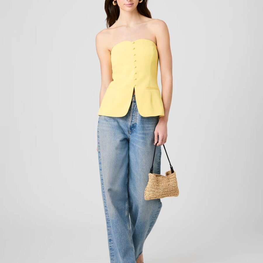 Suiting Strapless Top